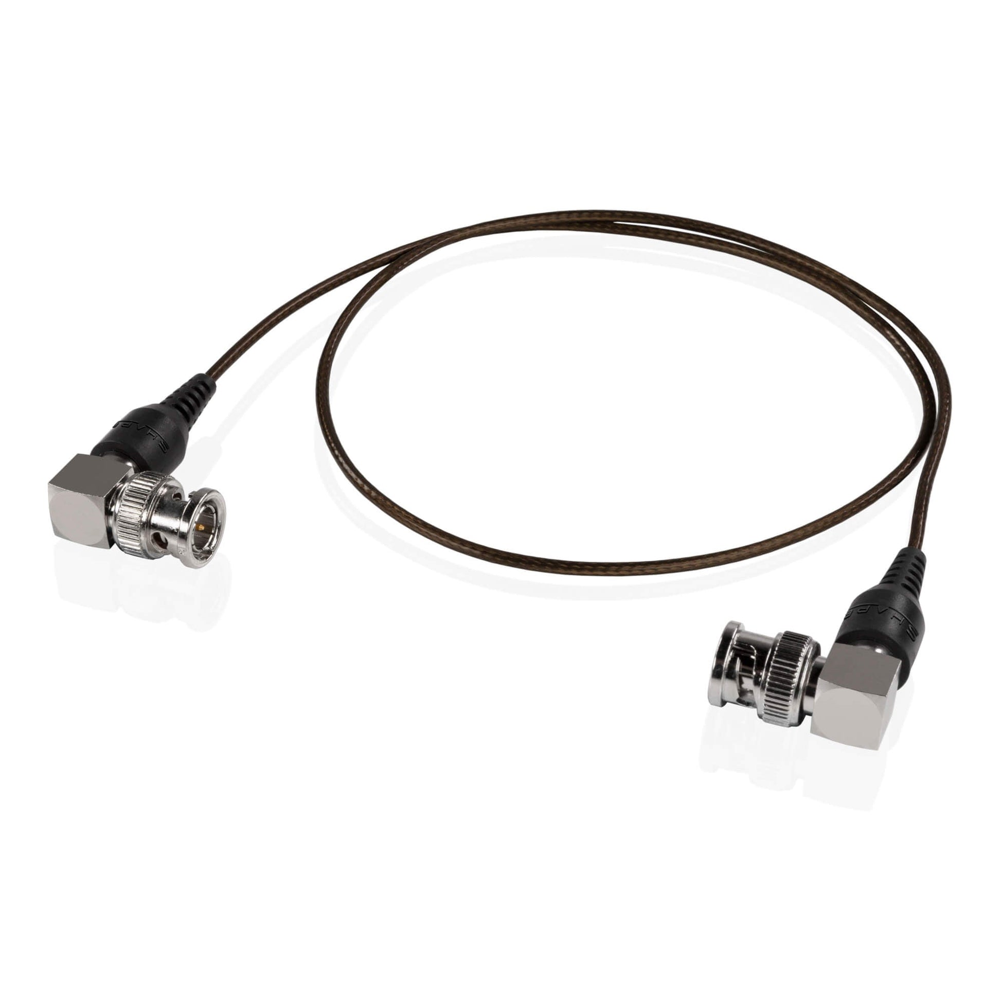 SHAPE Skinny 90-Degree BNC Cable 24 inches Black Cable SHAPE wlb
