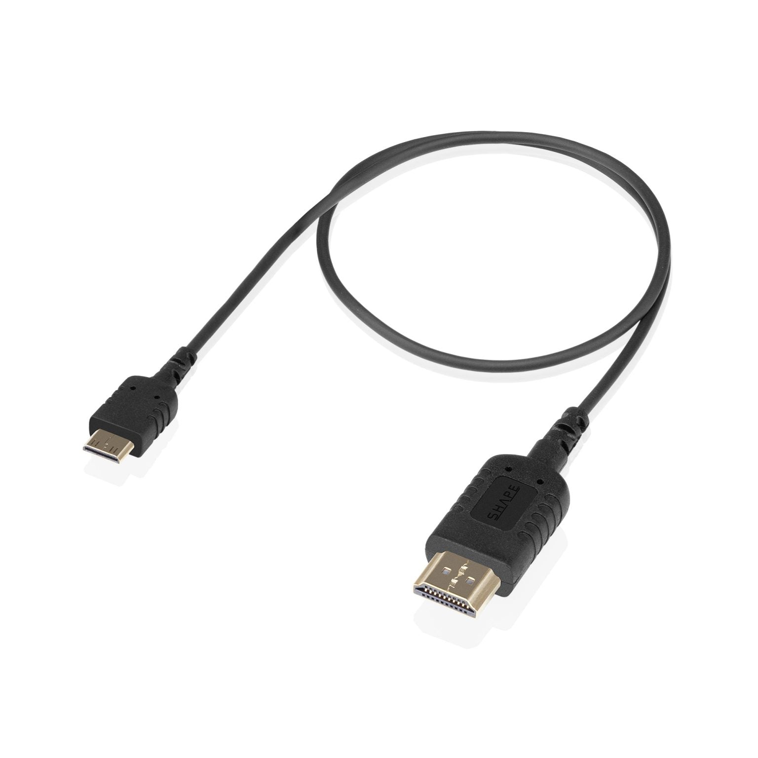 SHAPE Skinny HDMI to Mini HDMI 8K Ultra High-Speed Cable 18 inches Cable SHAPE wlb   
