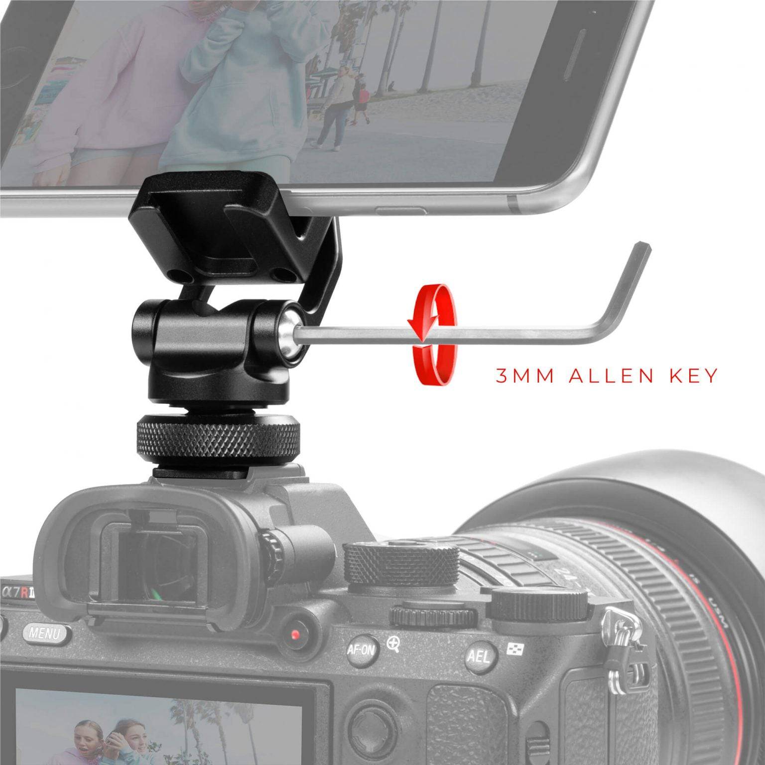 SHAPE Smartphone Clamp Friction Swivel and Tilt Smartphone Rig SHAPE wlb   