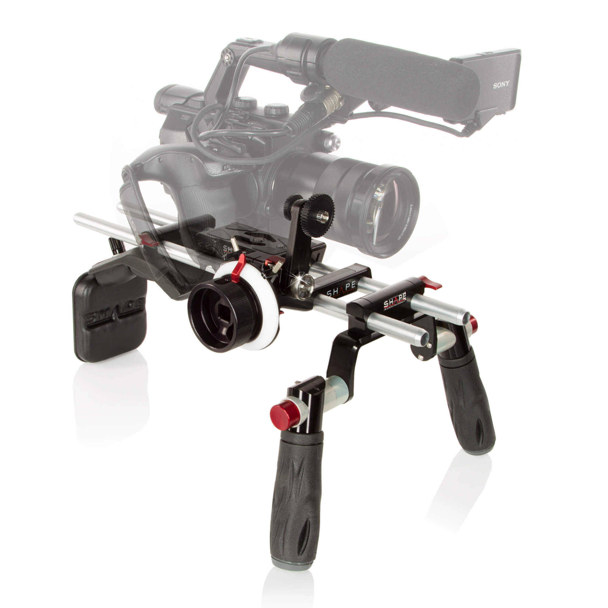 SHAPE Sony FS5/FS5 II Camera Bundle Rig with Follow Focus Pro Camera Rig SHAPE wlb