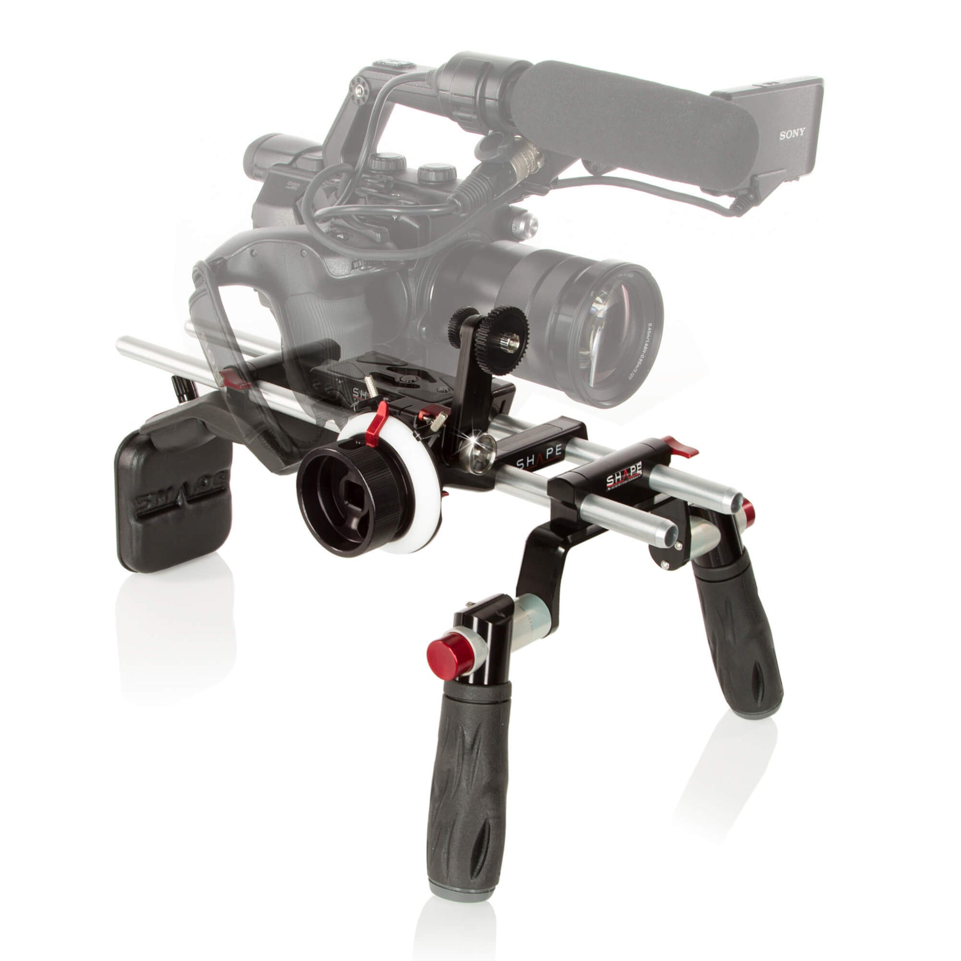 SHAPE Sony FS5/FS5 II Camera Bundle Rig with Follow Focus Pro Camera Rig SHAPE wlb