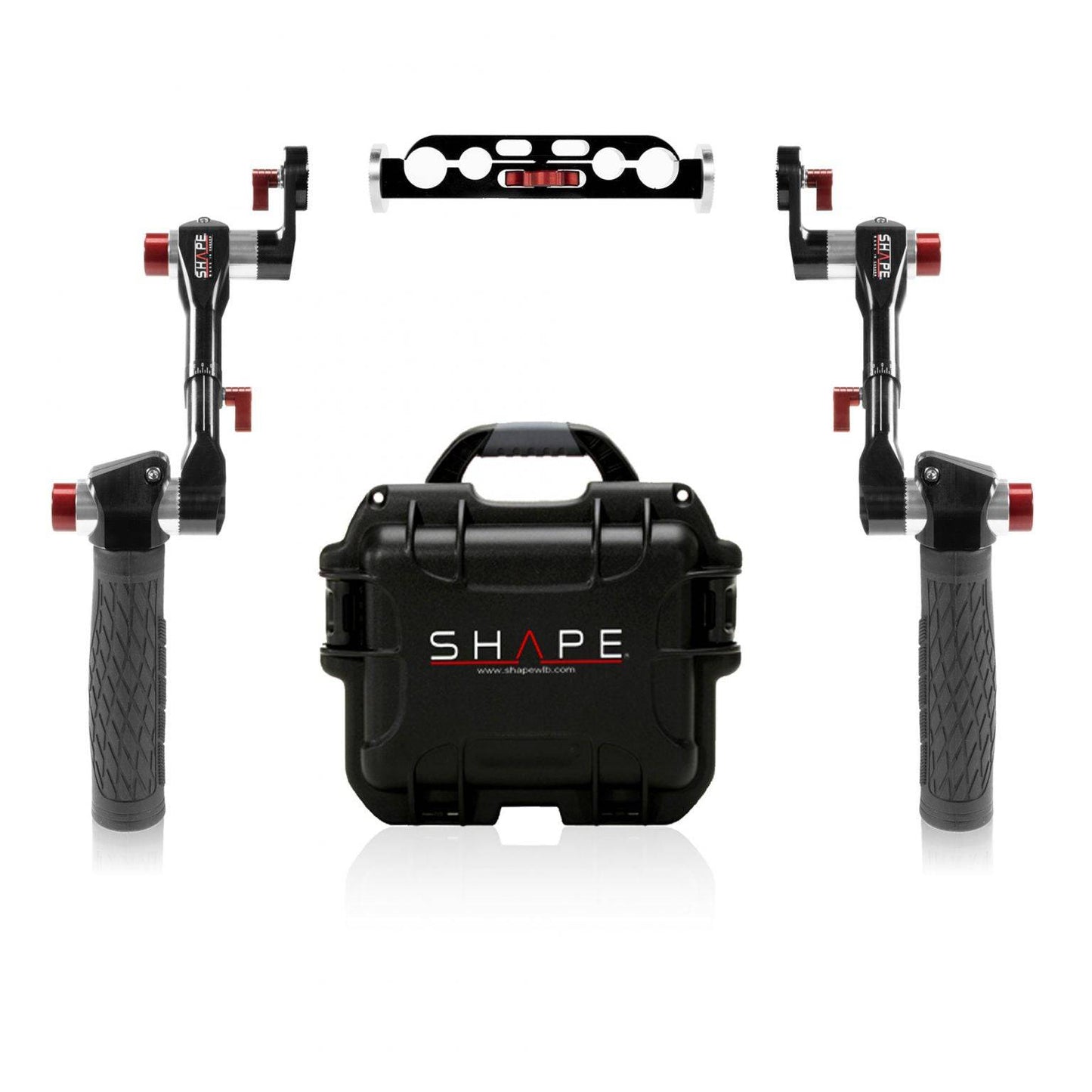 SHAPE Telescopic Handles ARRI Rosette with Rod Bloc and Shock-Resistant Case Handle SHAPE wlb   