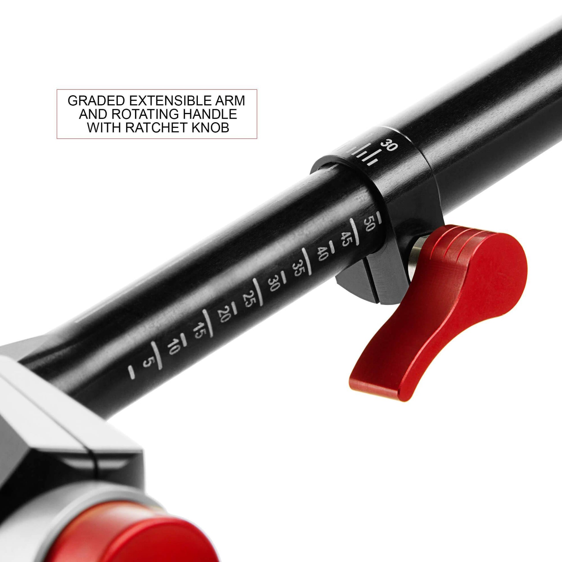 SHAPE Telescopic Single Handle ARRI Rosette Left Side Handle SHAPE wlb   