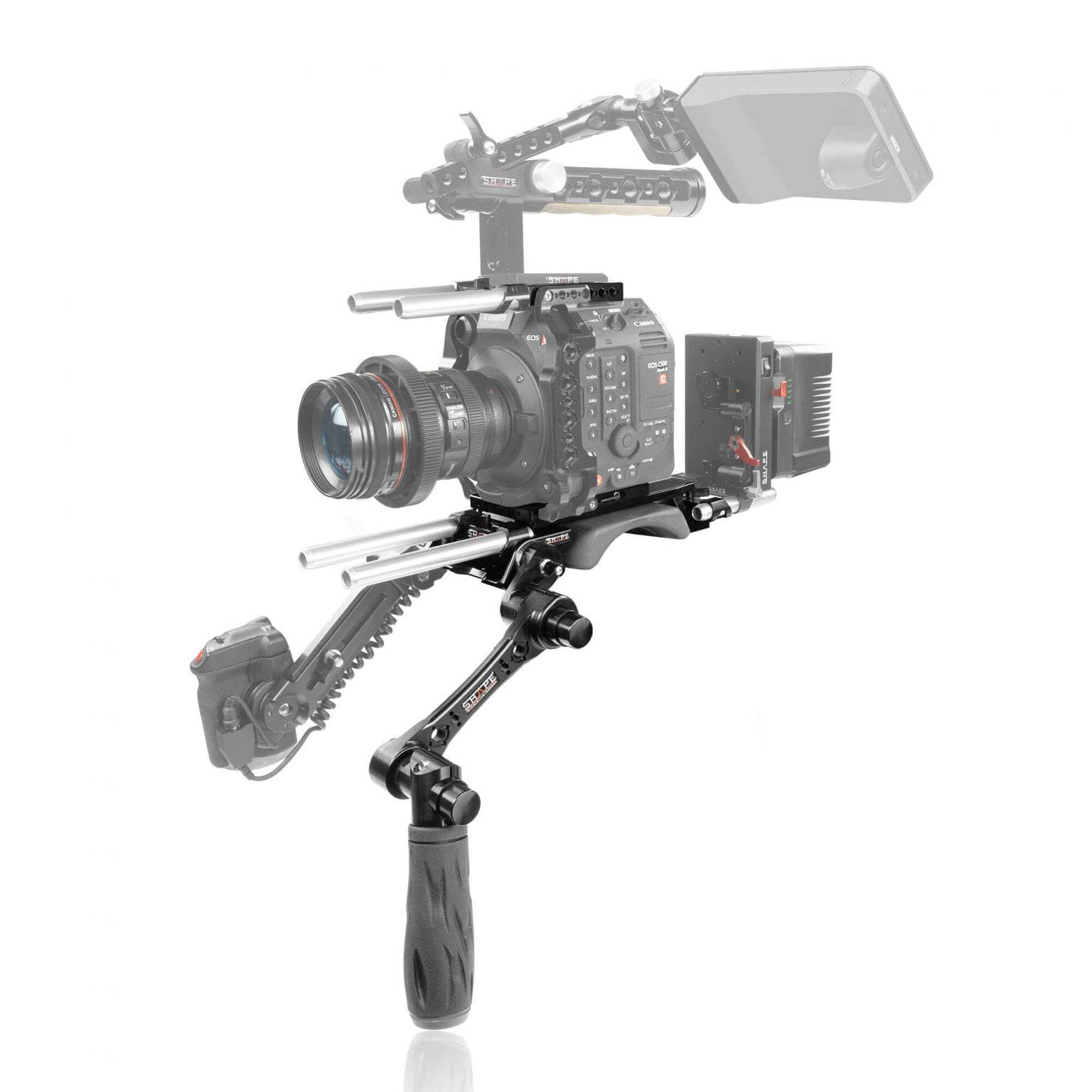 SHAPE Canon C500 MKII/C300 MKIII Top Plate, Baseplate and Handle SHAPE wlb