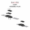 SHAPE Canon C500 MKII/C300 MKIII Top Plate, Baseplate and Handle SHAPE wlb