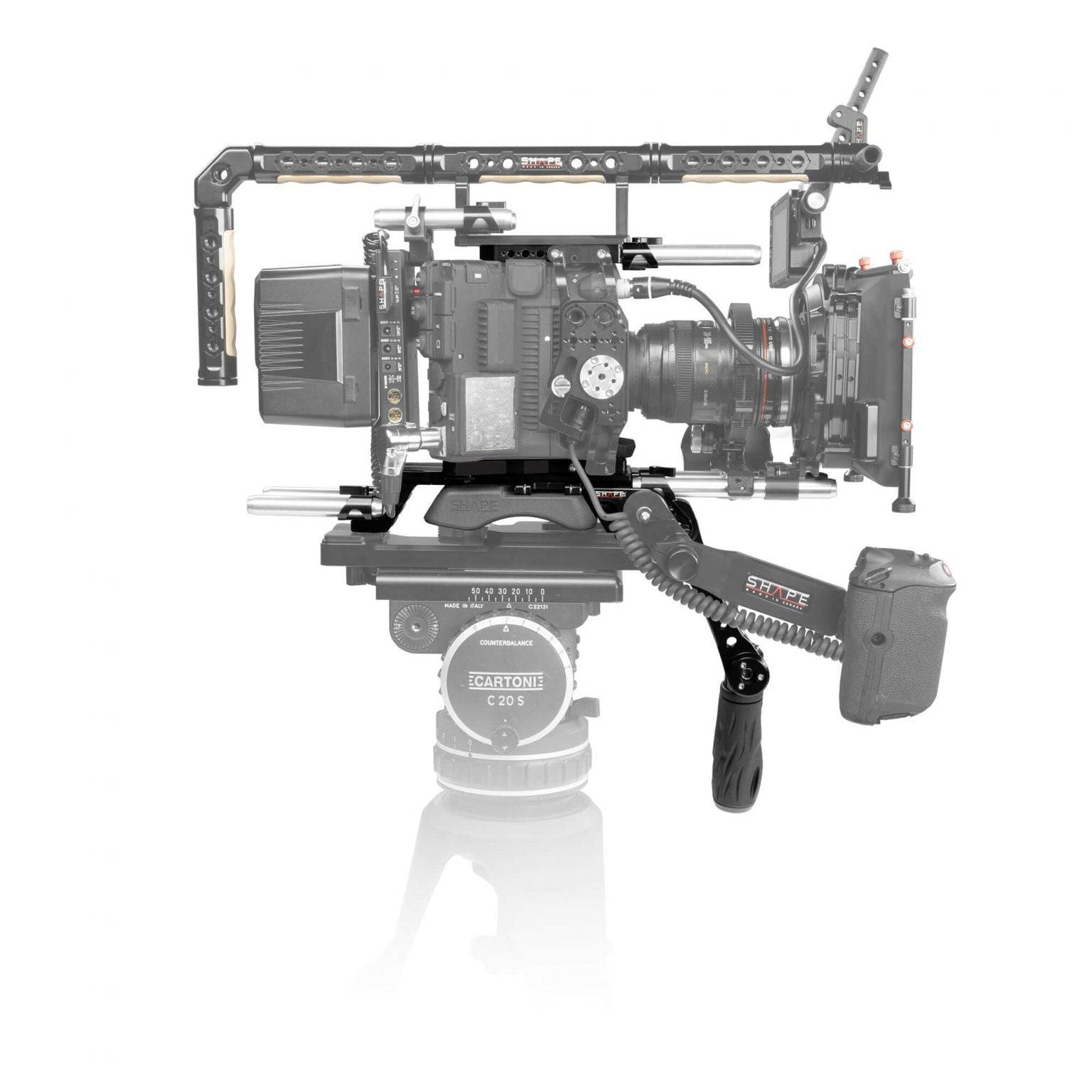 SHAPE Canon C500 MKII/C300 MKIII Top Plate, Baseplate and Handle SHAPE wlb