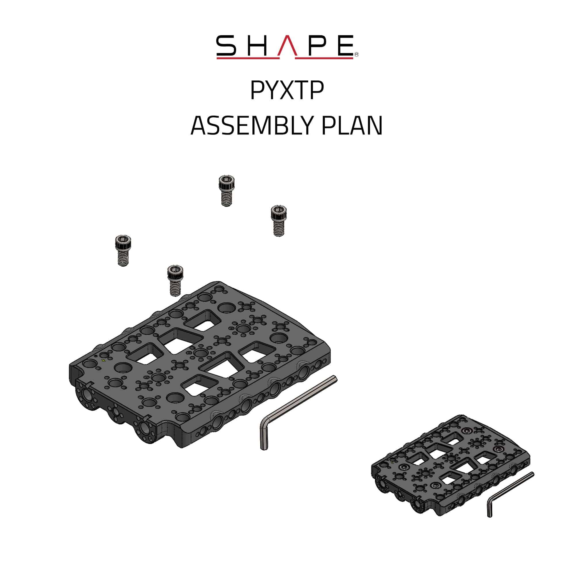 SHAPE Blackmagic PYXIS 6K Top Plate Top Plate SHAPE wlb