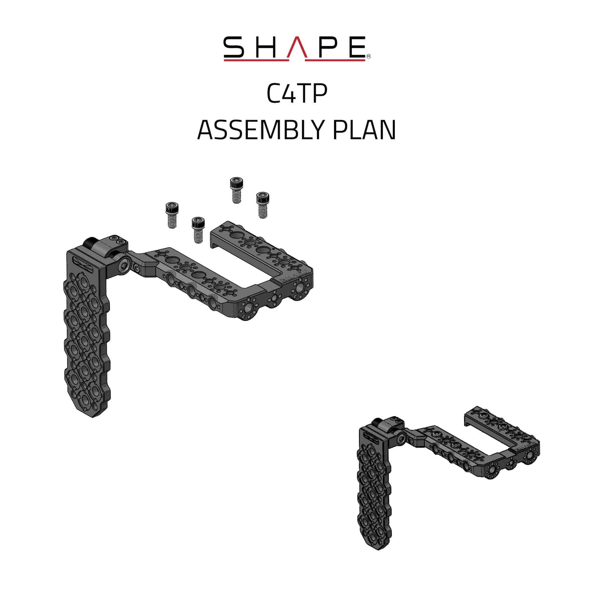 SHAPE Canon C400 Top Plate Camera Rig SHAPE wlb