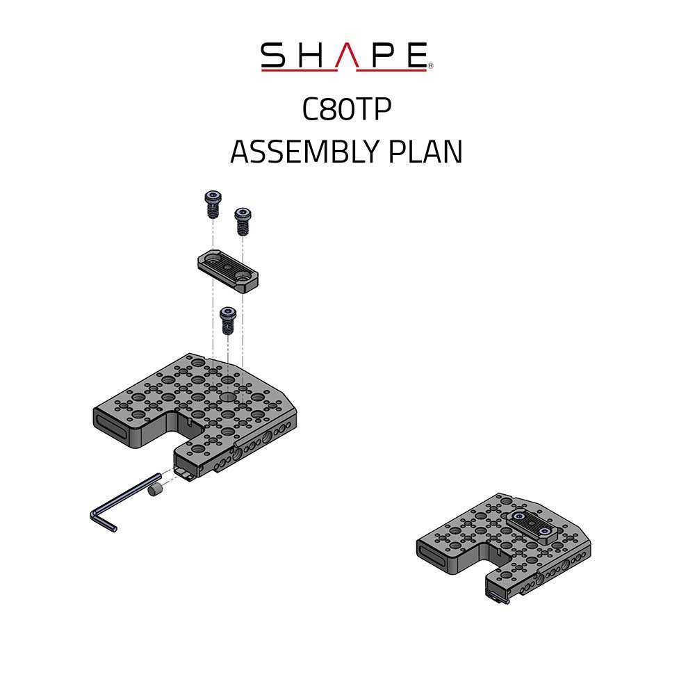SHAPE Canon EOS C80 Top Plate Top Plate SHAPE wlb