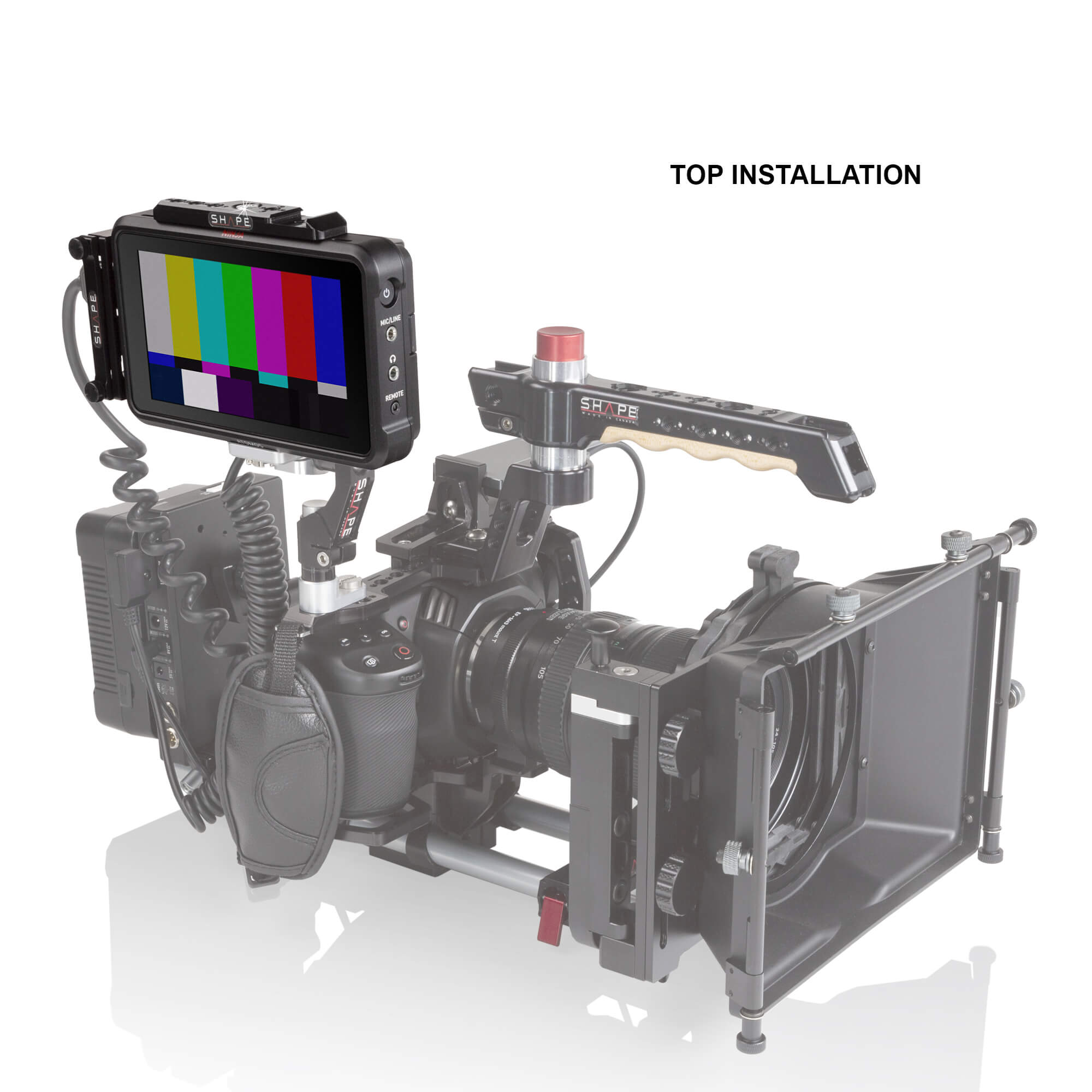 SHAPE Top Plate Kit and HDMI Lock System for Atomos Ninja V/V+ Monitor Accessory SHAPE wlb   