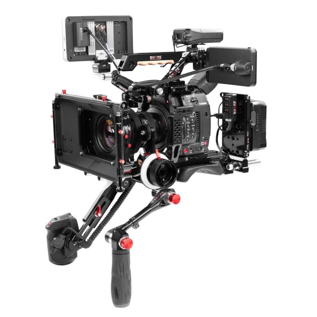 SHAPE Top Plate, Top Handle and View Finder Mount for Canon C200/C200B Top Plate SHAPE wlb   