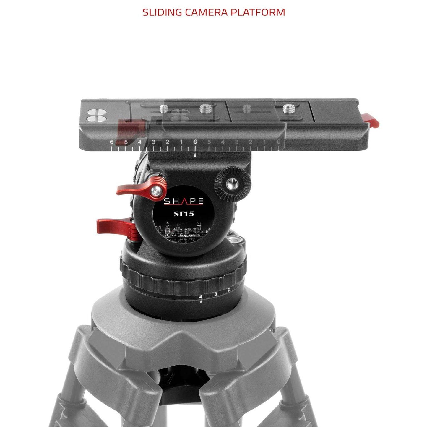 SHAPE Tripod Fluid Head 15 kg Tripod Head SHAPE wlb   