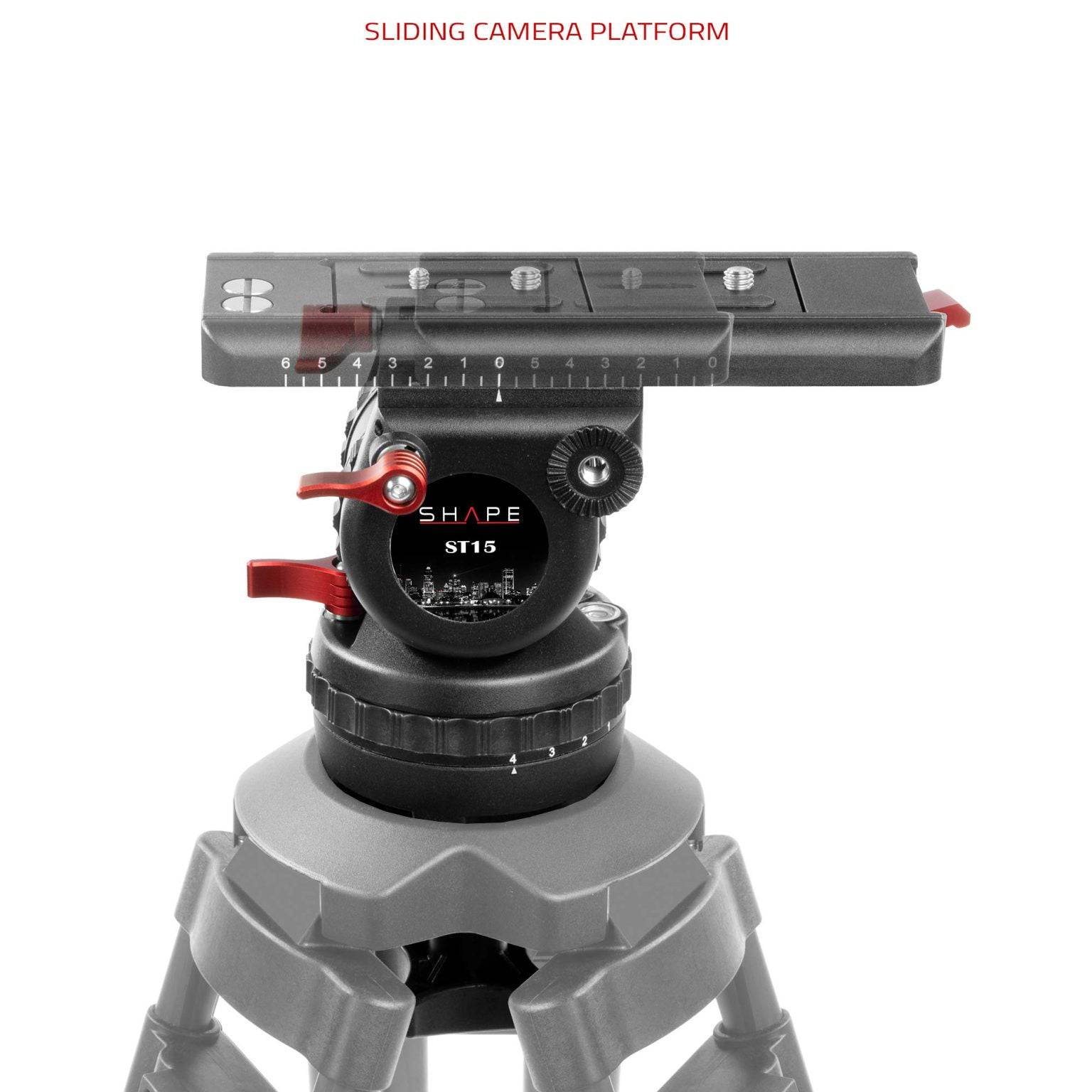 SHAPE Tripod Fluid Head 15 kg Tripod Head SHAPE wlb   
