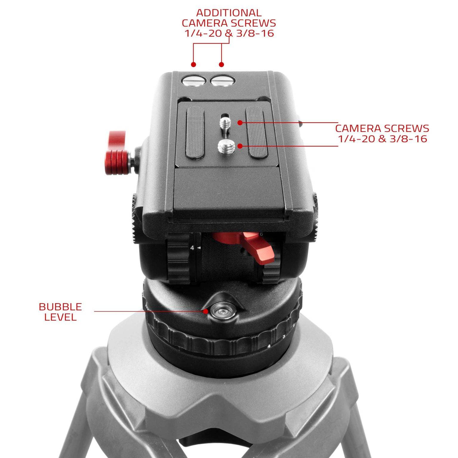 SHAPE Tripod Fluid Head 15 kg Tripod Head SHAPE wlb   