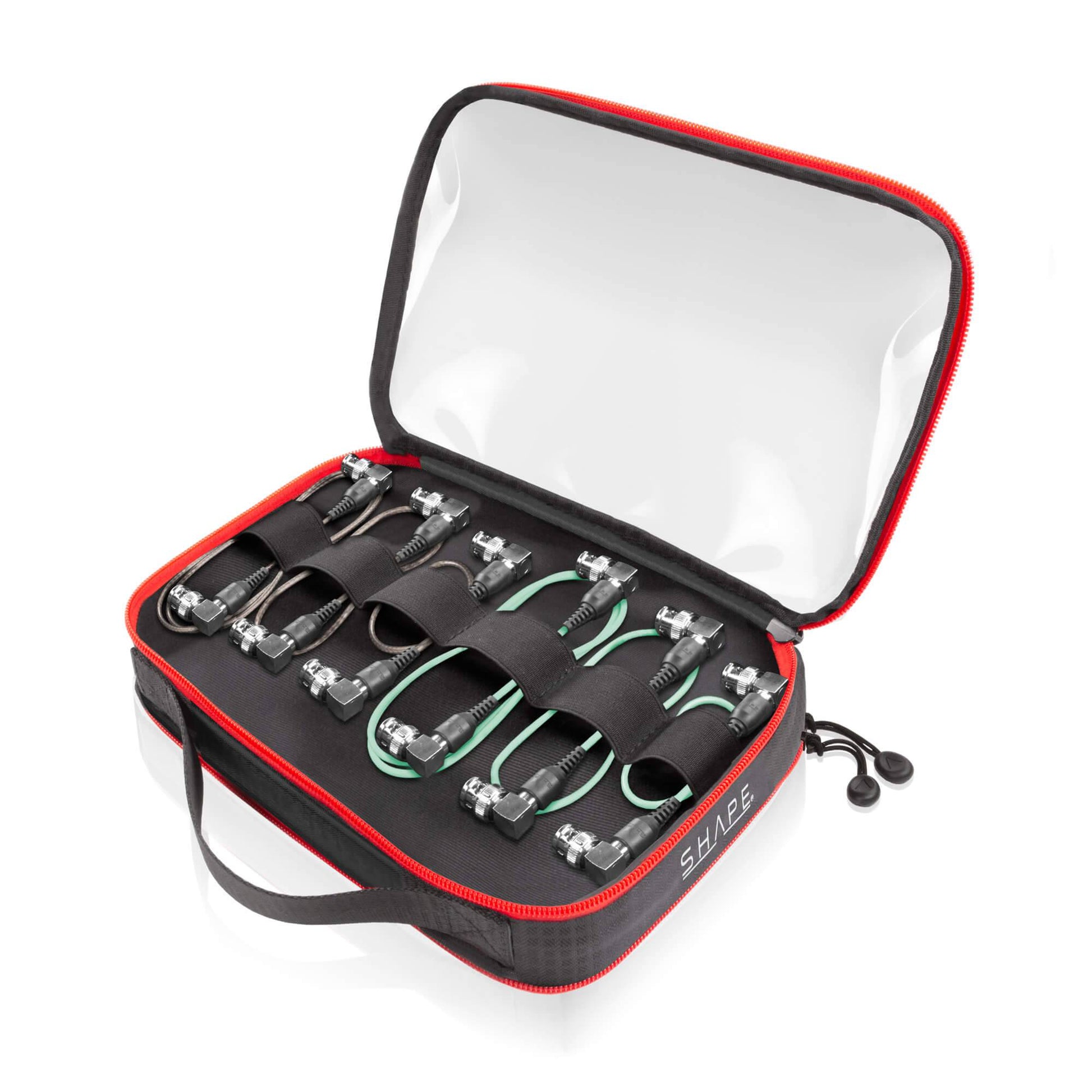 SHAPE Two-Sided Organizer Cable Pouch with BNC Skinny Cables Kit Cable SHAPE wlb   