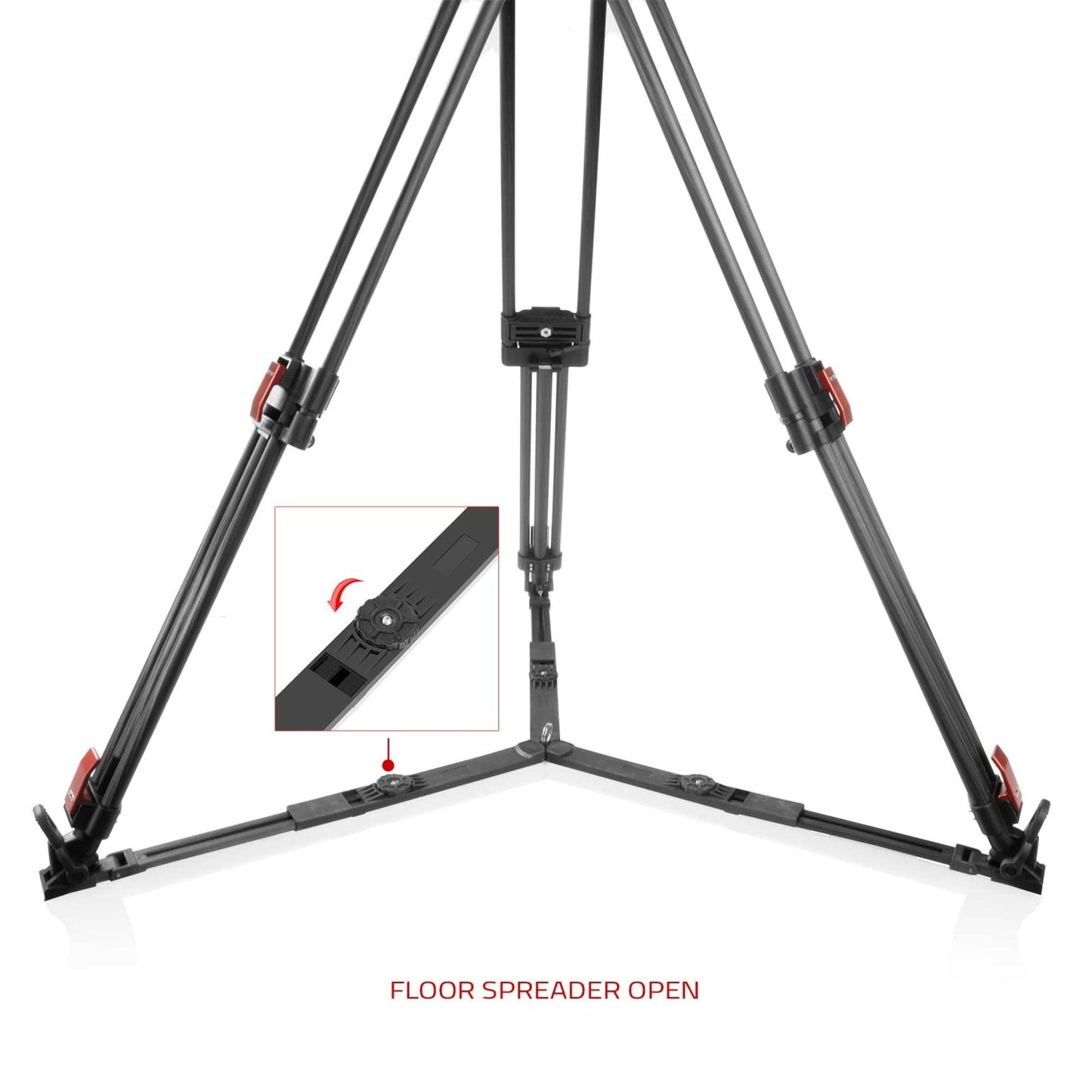 SHAPE Two-Stage Carbon Fiber Tripod Legs 20 kg Tripod Leg SHAPE wlb   