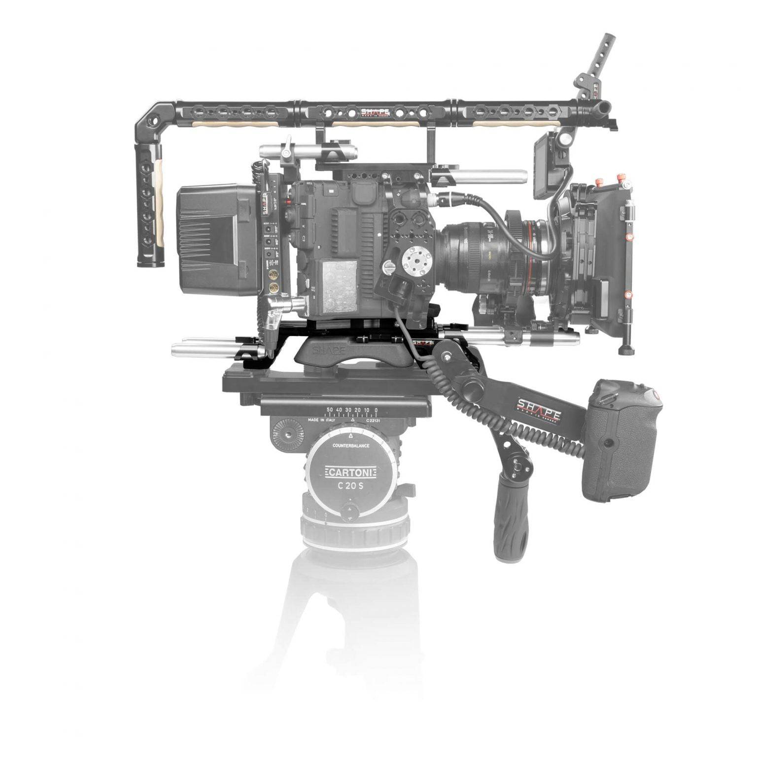 SHAPE Canon C500 MKII/C300 MKIII V-Lock Quick Release Baseplate Baseplate SHAPE wlb