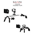 SHAPE V2 Shoulder Mount Mattebox Follow Focus For Sony FX3 & FX30 Shoulder Mount Rig SHAPE wlb