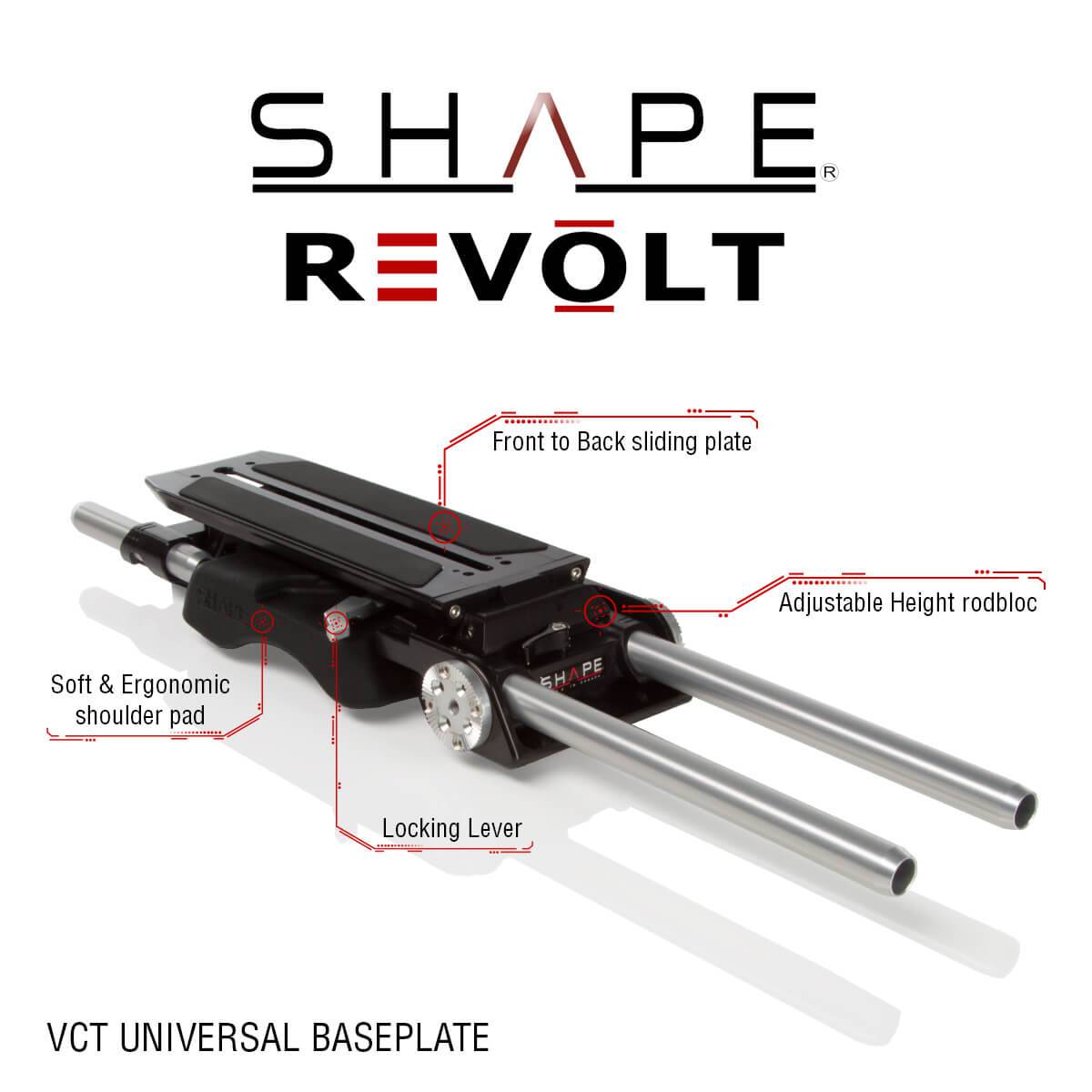 SHAPE VCT Universal Baseplate Pro Kit Baseplate SHAPE wlb   