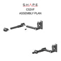 SHAPE Canon C500 MKII/C300 MKIII View Finder Mount Viewfinder Mount SHAPE wlb