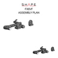 SHAPE Sony FX6 View Finder Mount Mount SHAPE wlb