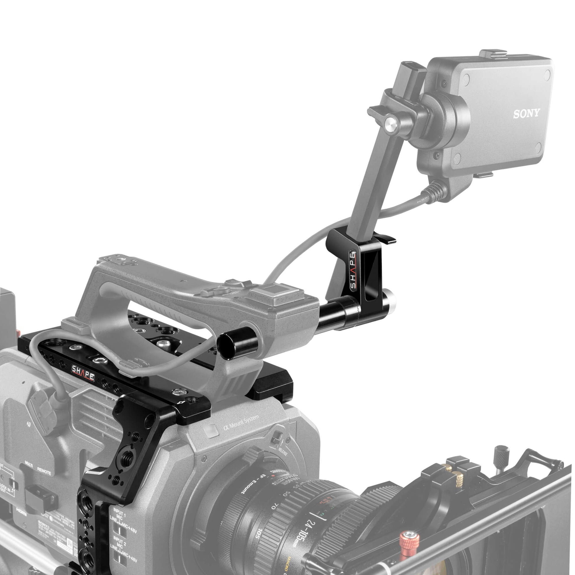 SHAPE Sony FX9 View Finder Mount Viewfinder Mount SHAPE wlb