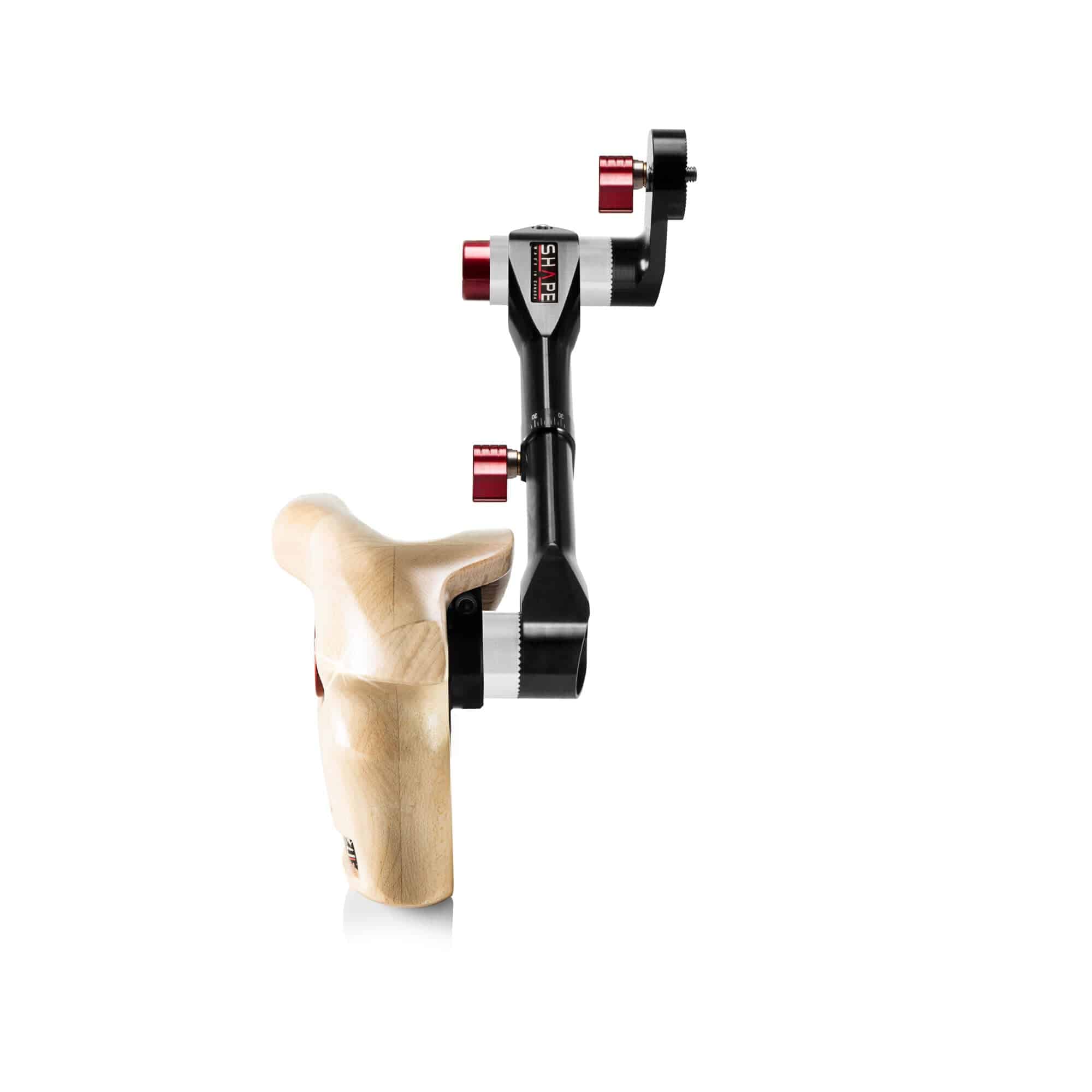 SHAPE Tay cầm dạng ống lồng bằng gỗ ARRI Rosette Tay cầm đơn SHAPE wlb Bên phải