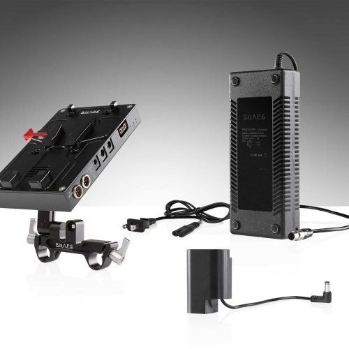 Shape J-Box Kamera Netzteil und Ladegerät mit V-Mount für die Panasonic GH4, GH5 Serien
