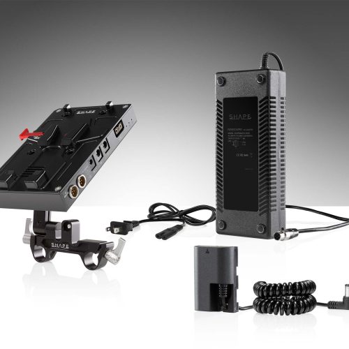 SHAPE J-box camera power and charger for canon 5d, 7d, Blackmagic Pocket cinema 4k, 6k, lp-e6 series