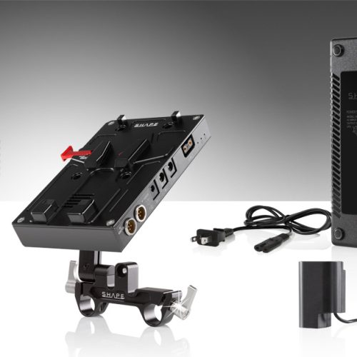 Shape J-Box Kamera Netzteil, Ladegerät und Lithium-Ionen-Akku mit V-Mount für die Panasonic GH4, GH5 Serien