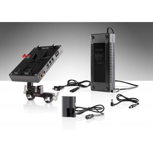 SHAPE J-box camera power and charger for canon 5d, 7d, Blackmagic Pocket cinema 4k, 6k, lp-e6 series