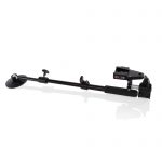 Telescopic support arm rod bloc with quick plate