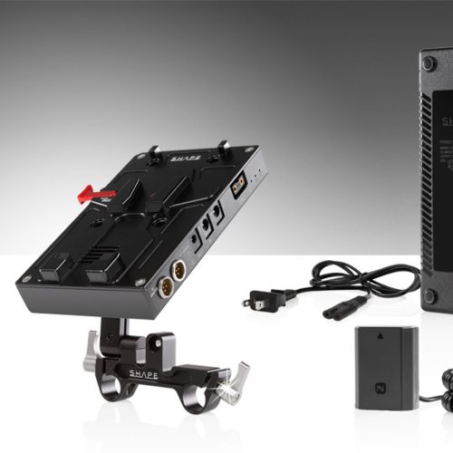 J-Box Netzteil und Ladegerät mit V-Mount für die Sony A7R3, A73, FX3 Serie inklusive 98Wh Akku
