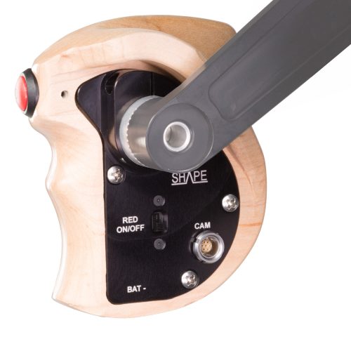 Start & Stopp Holzgriff mit Push-Button System und dehnbares 41cm Spiralkabel