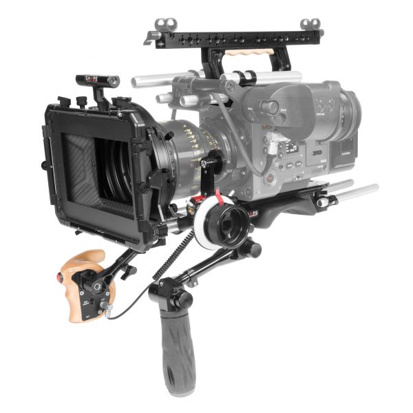 Shoulder baseplate, top handle, top plate remote trigger, matte box, follow focus for Sony Venice