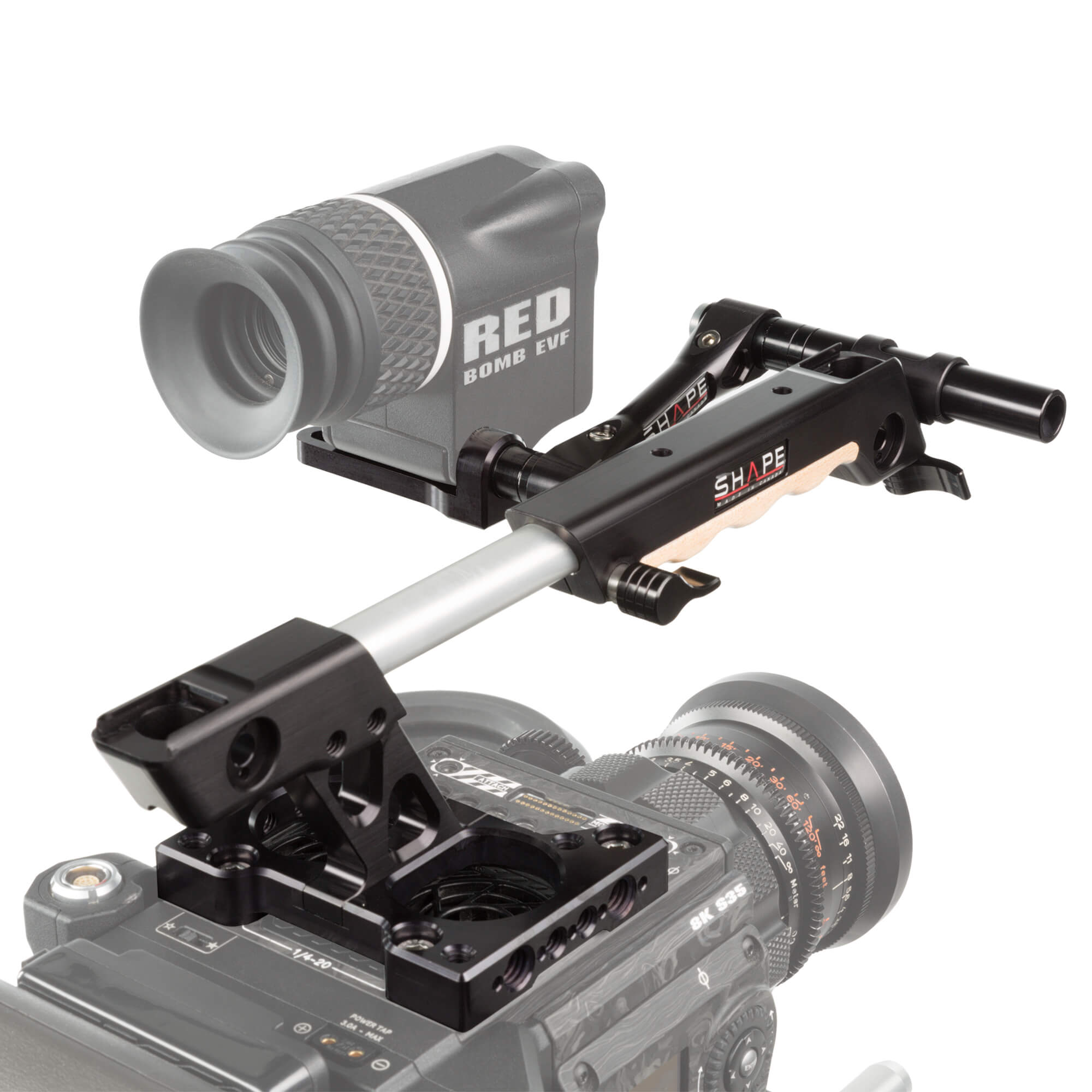 RED® DSMC2 top plate extendable handle EVF mount - SHAPE