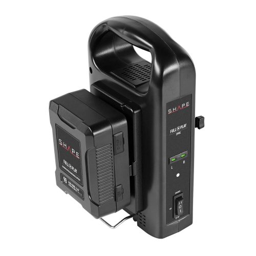 SHAPE FULL PLAY intelligent dual V-mount lithium-ion battery charger