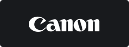 Canon Logo White Bk