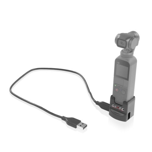 Charging port and mount adapter 1/4-20 for Osmo pocket
