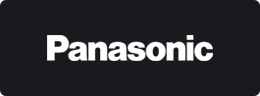 Panasonic Logo White Bk