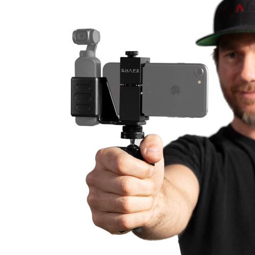 SHAPE security bracket connection with selfie grip tripod for Osmo pocket