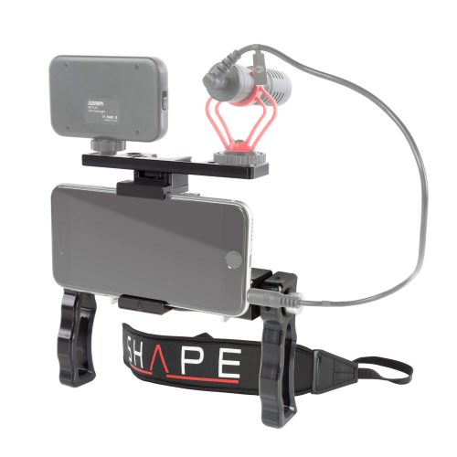 Smartphone hand grips support rig