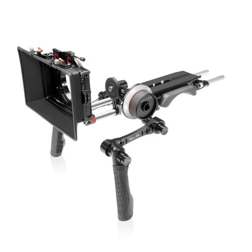 SHAPE Compact Universal shoulder baseplate (BP20) with follow focus, HAND15 shadow and matte box kit