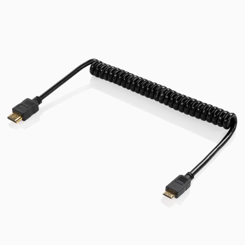 SHAPE 4k 2.0 HDMI to mini HDMI male coiled cable