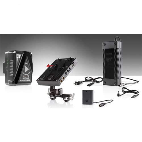 J-Box Netzteil und Ladegerät mit V-Mount für die Sony A7R3, A73, FX3 Serie inklusive 98Wh Akku