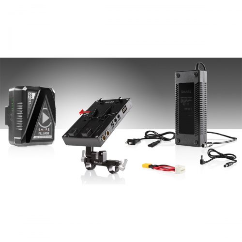 Shape J-Box Kamera Netzteil, Ladegerät und Lithium-Ionen-Akku mit V-Mount für die Blackmagic Ursa Mini und die Ursa Mini Pro