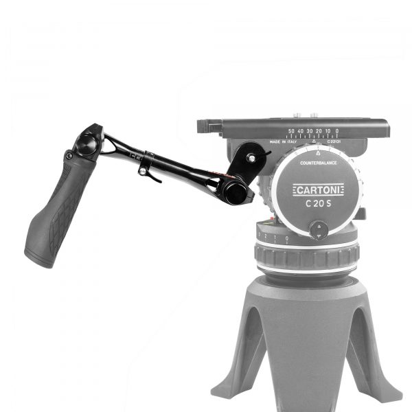 Cartoni tripod pan telescopic handle with push-button