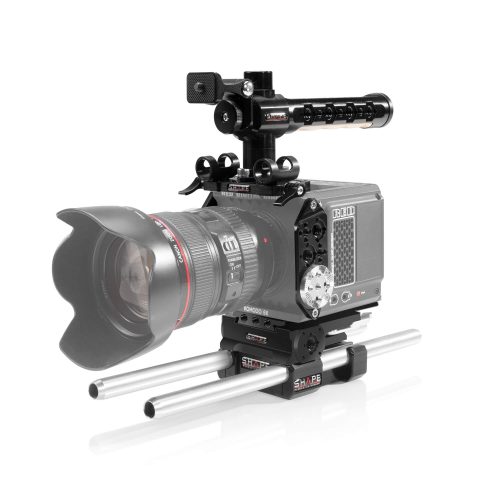 Cage de caméra complète SHAPE avec système de tige LW 15 mm pour RED® KOMODO™