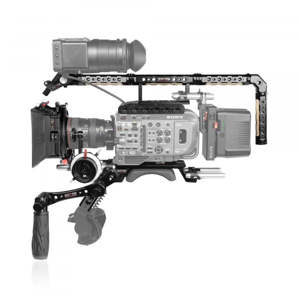 Sony FX9 shoulder mount with matte box and follow focus