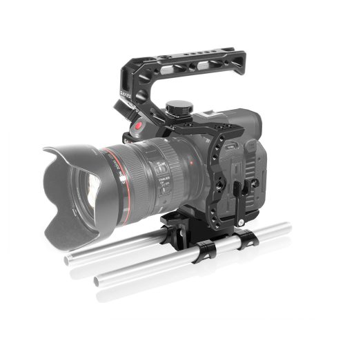 SHAPE Für Canon R5C/R5/R6 Kameras. Formschlüssiger Cage mit mehreren Befestigungsmöglichkeiten